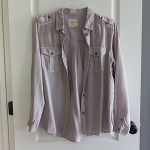 American Eagle Shirt Jacket Boyfriend Fit